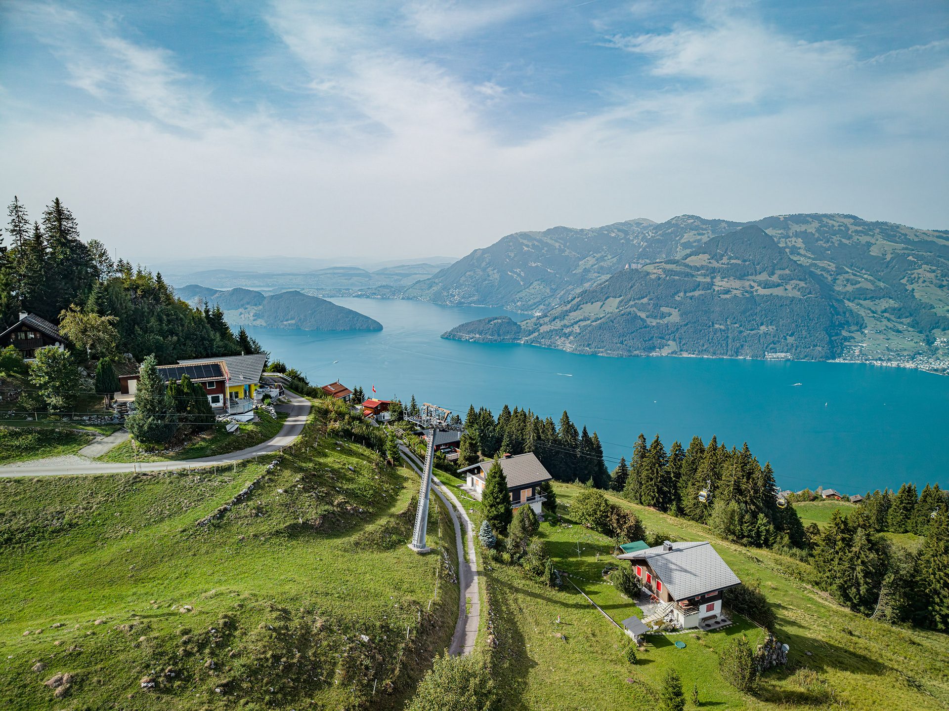 Chalet au-dessus du lac des Quatre-Cantons, Emmetten