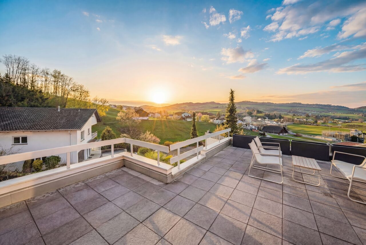 Appartement avec terrasse, Immensee