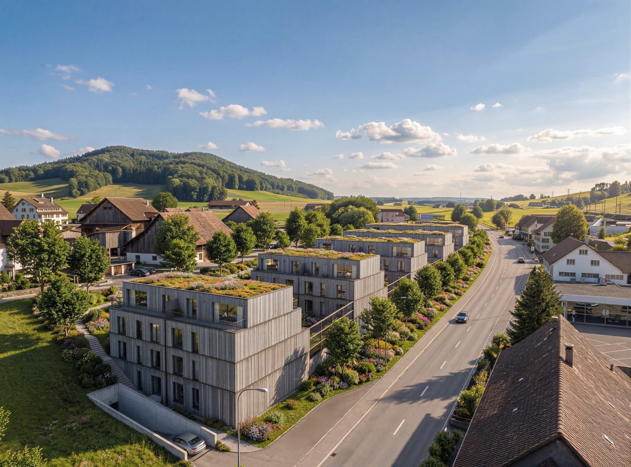 Street view of the parcel in Eglisau