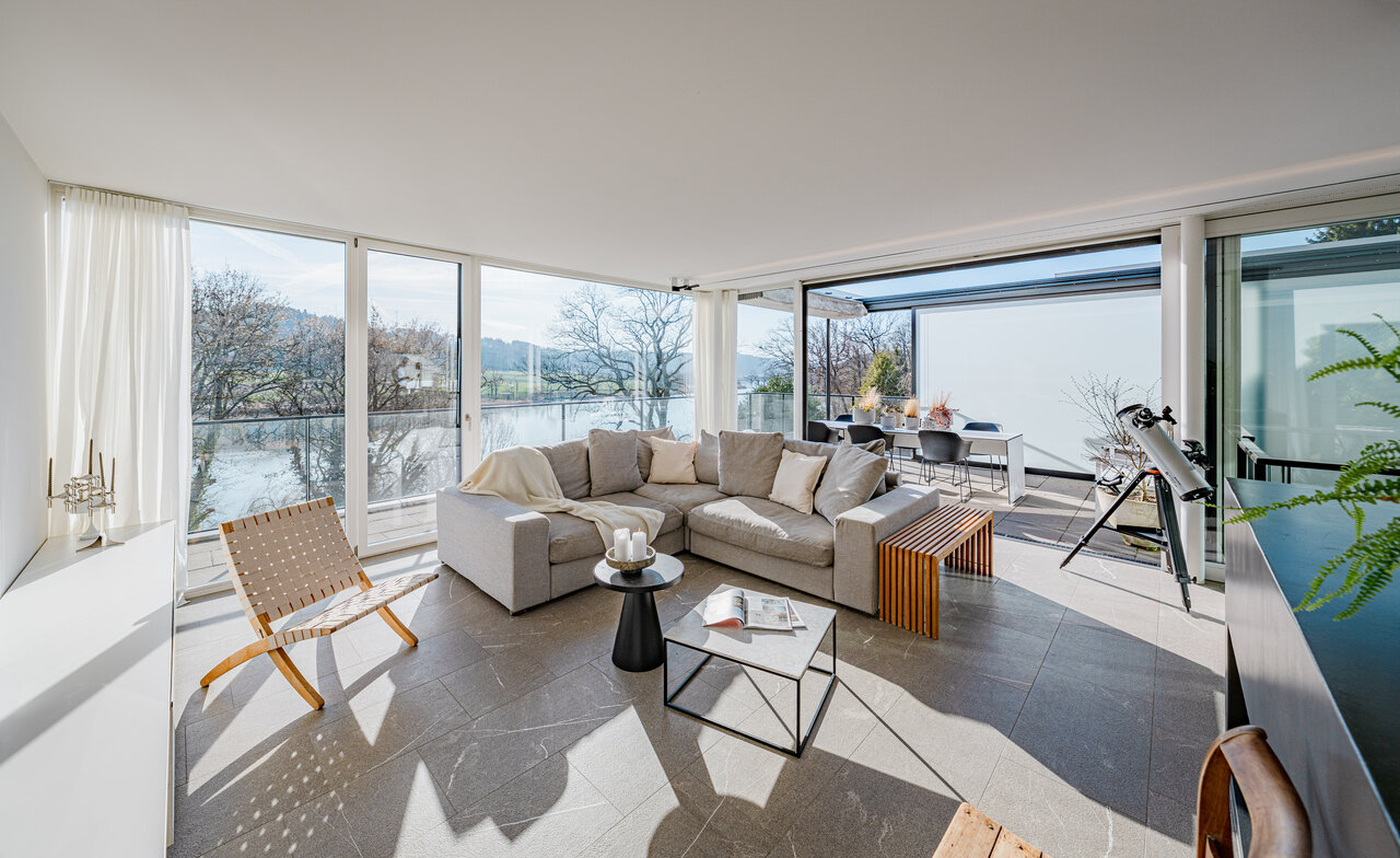 Wohnzimmer Seesicht